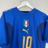 2006 ITALY TOTTI #10 HOME SHIRT (M) PUMA