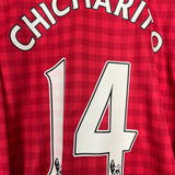 2012/13 MANCHESTER UNITED CHICHARITO #14 L/S HOME SHIRT (XL) NIKE