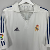 2001/02 REAL MADRID ZIDANE #5 HOME SHIRT (L) ADIDAS