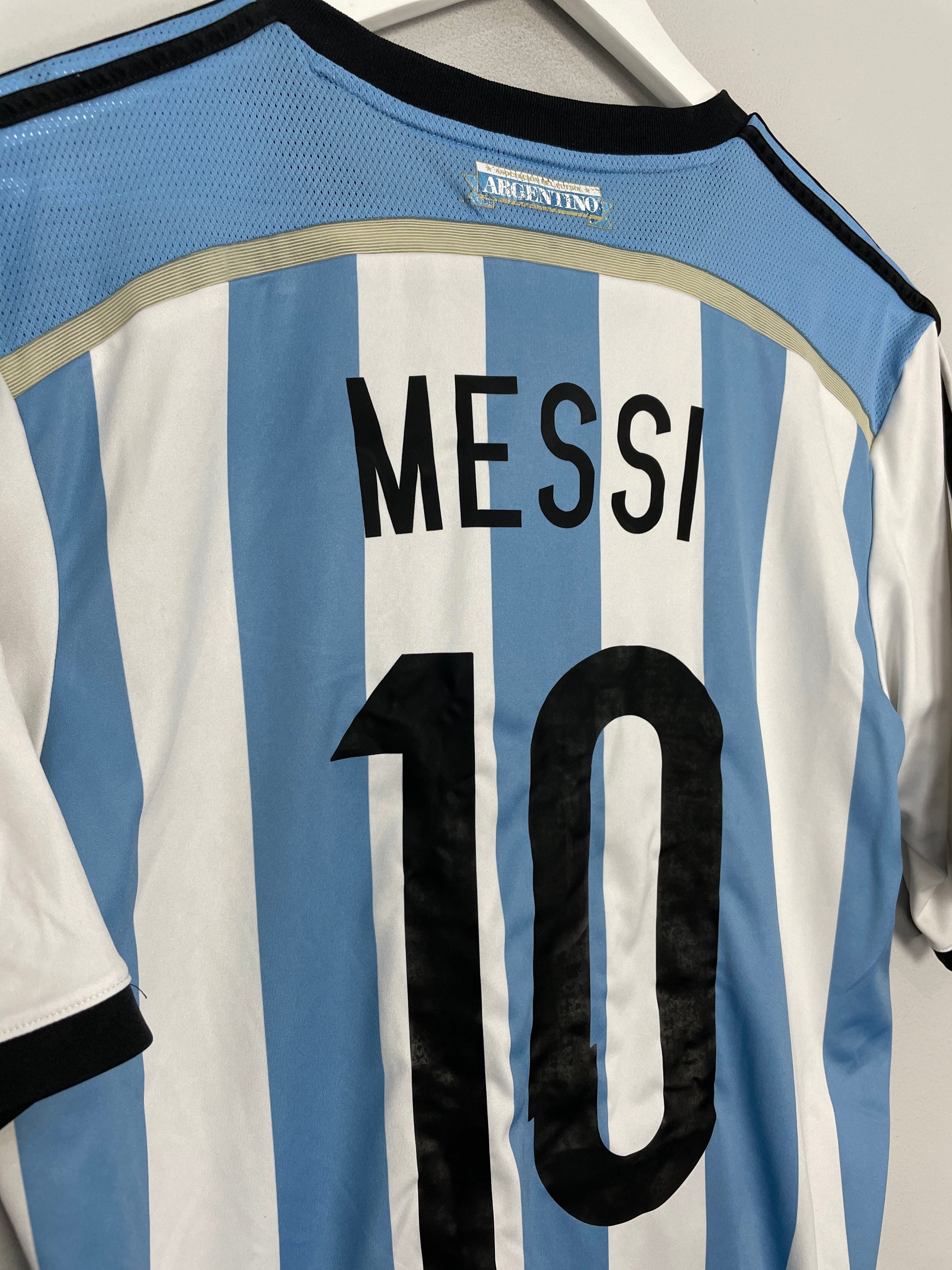 CULT KITS - 2013/15 ARGENTINA MESSI #10 HOME SHIRT (L) ADIDAS