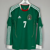 2011/12 MEXICO *PLAYER ISSUE* #7 L/S HOME SHIRT (M) ADIDAS