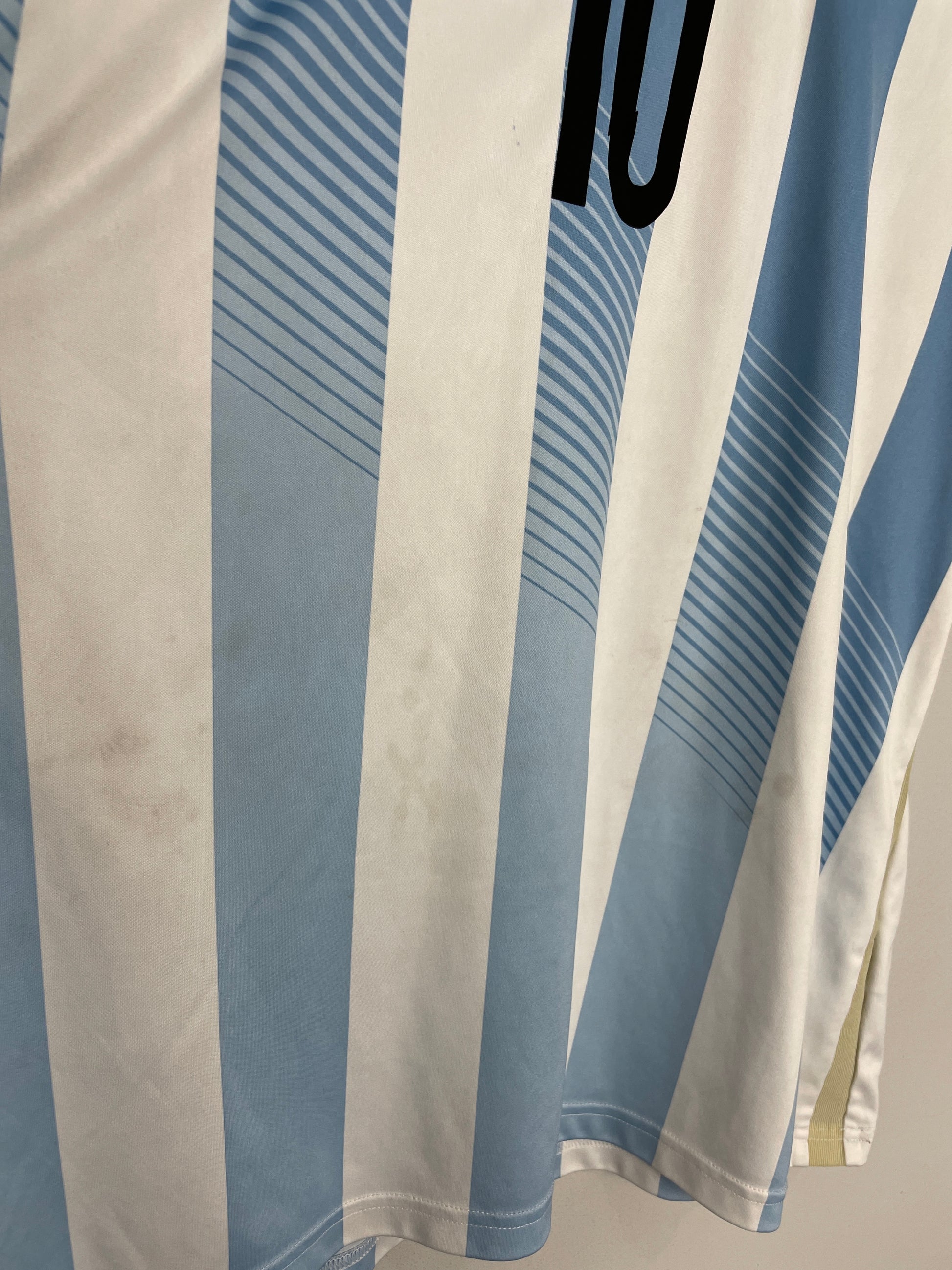 CULT KITS - 2013/15 ARGENTINA MESSI #10 HOME SHIRT (L) ADIDAS