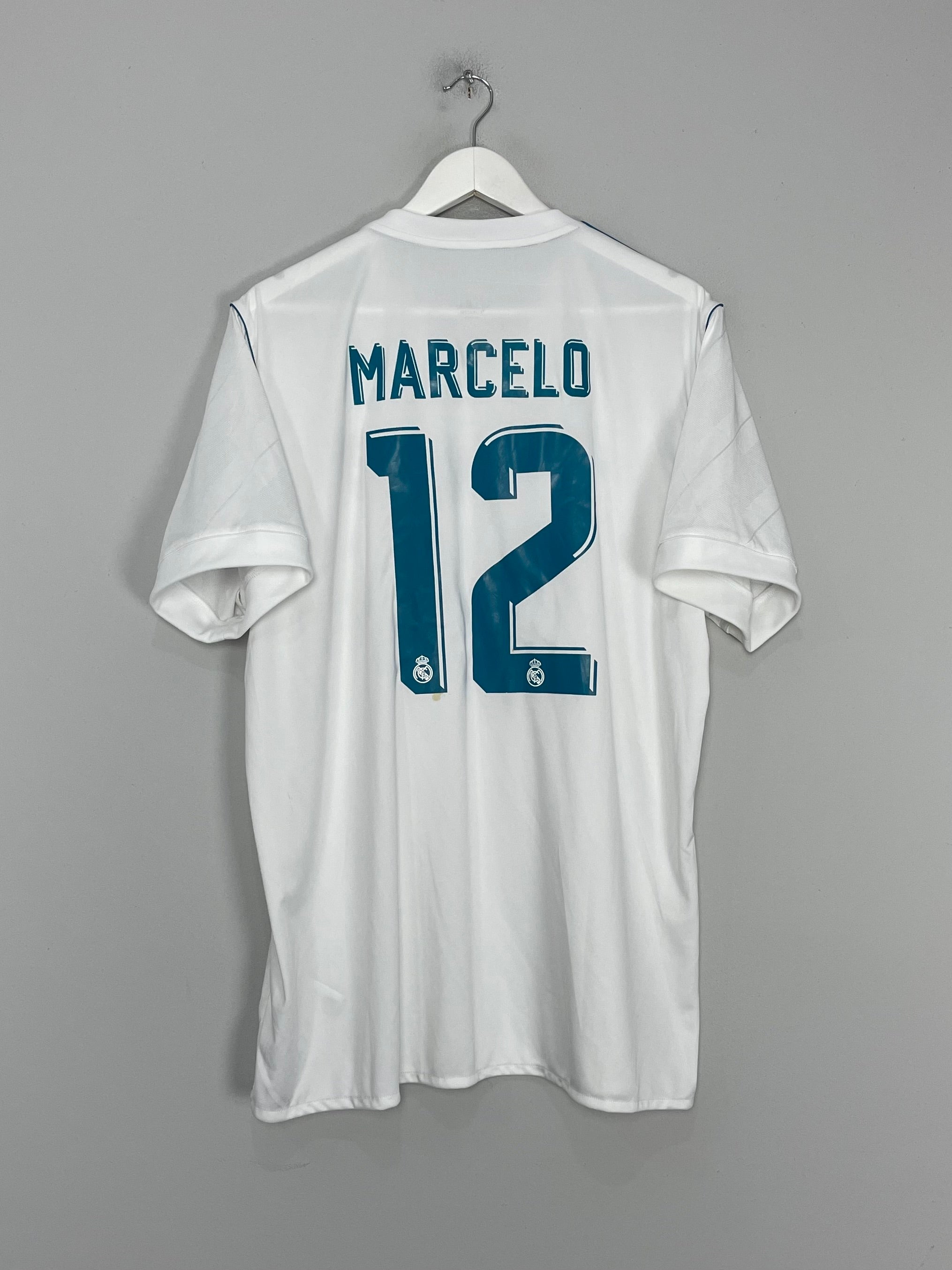 2017/18 REAL MADRID MARCELO #12 HOME SHIRT (XL) ADIDAS