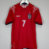 2004/06 ENGLAND BECKHAM #7 AWAY SHIRT (S) UMBRO