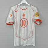 2004/06 NETHERLANDS V.NISTELROOY #10 AWAY SHIRT (S) NIKE