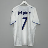 2006/07 ITALY DEL PIERO #7 AWAY SHIRT (L) PUMA