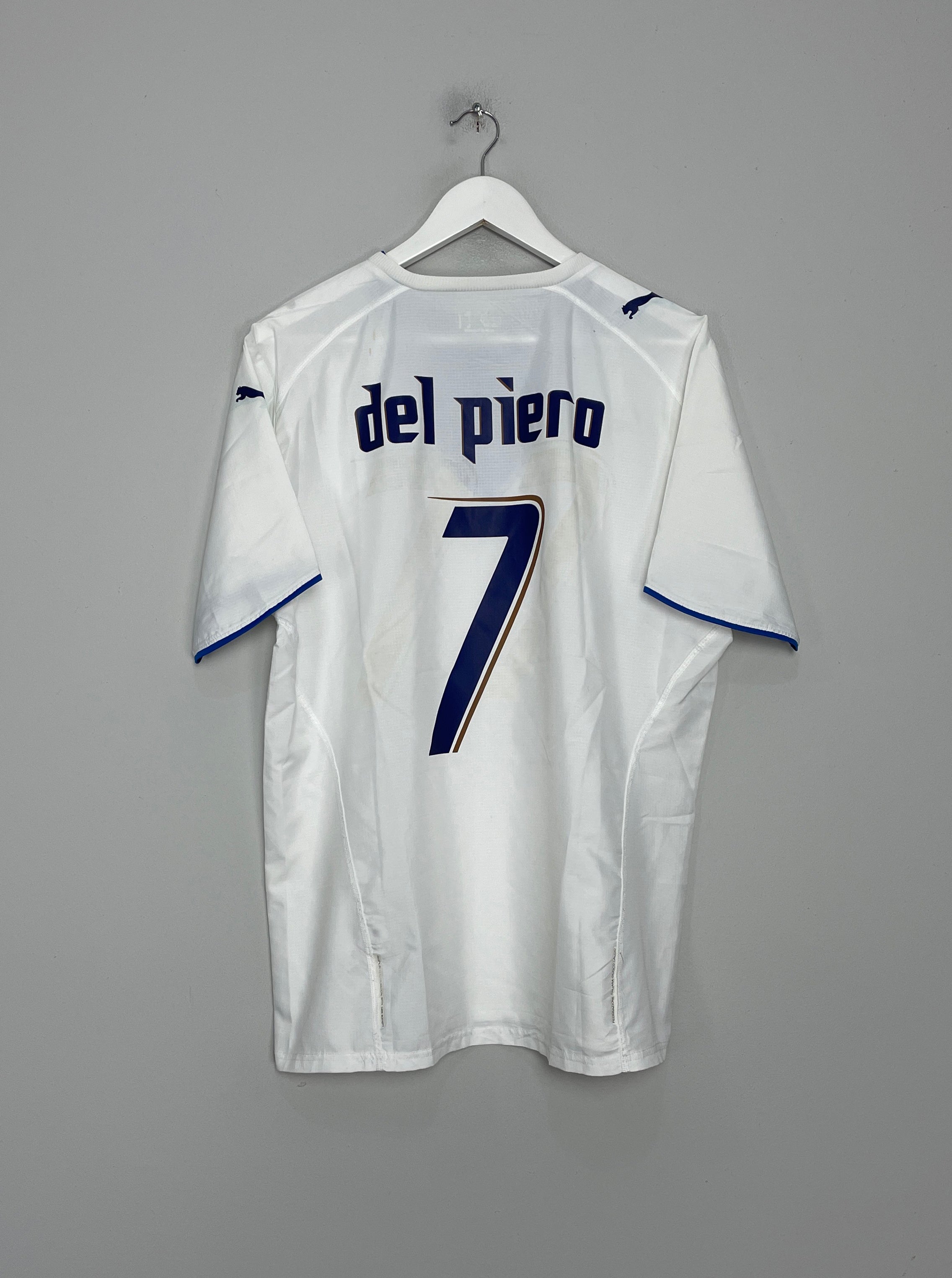 2006/07 ITALY DEL PIERO #7 AWAY SHIRT (L) PUMA