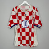 2004/06 CROATIA N.KOVAC #10 HOME SHIRT (L) NIKE