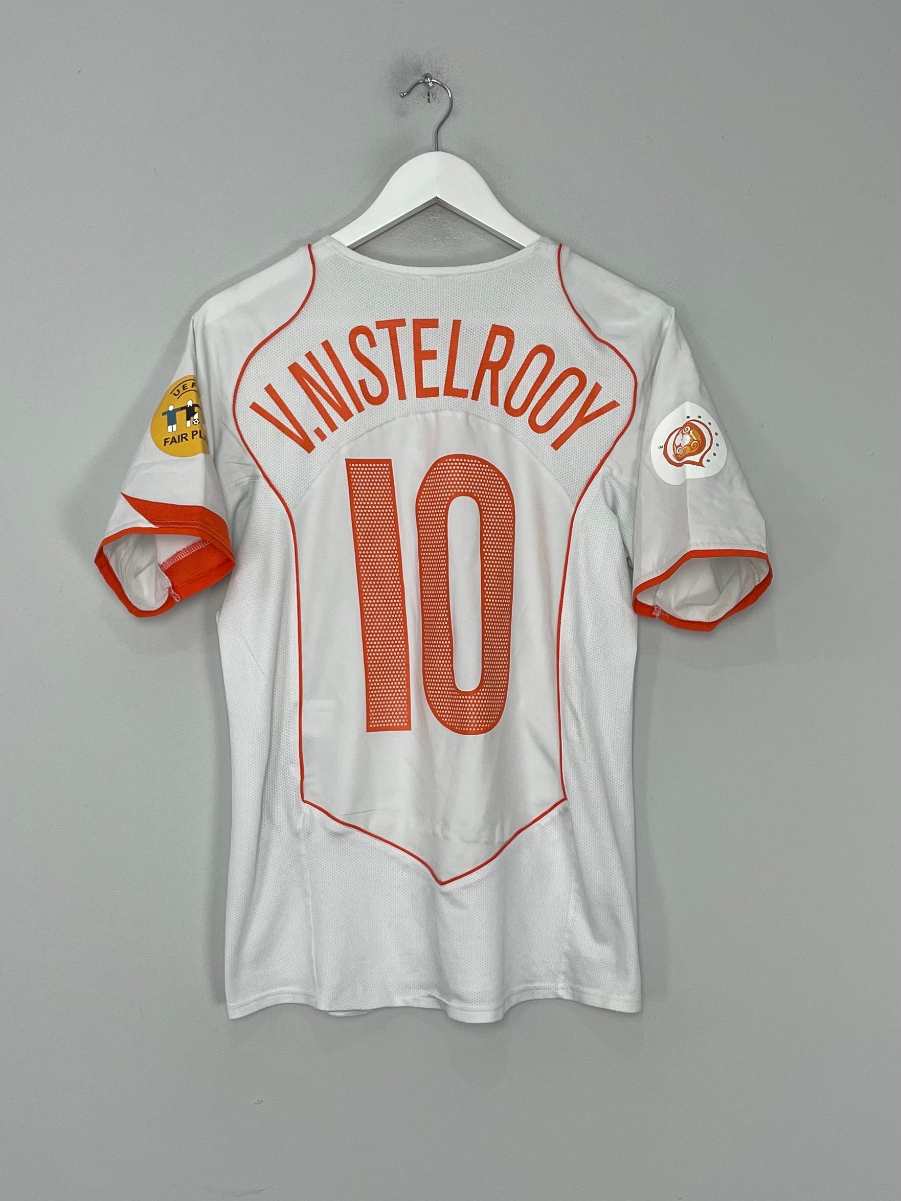 2004/06 NETHERLANDS V.NISTELROOY #10 AWAY SHIRT (S) NIKE