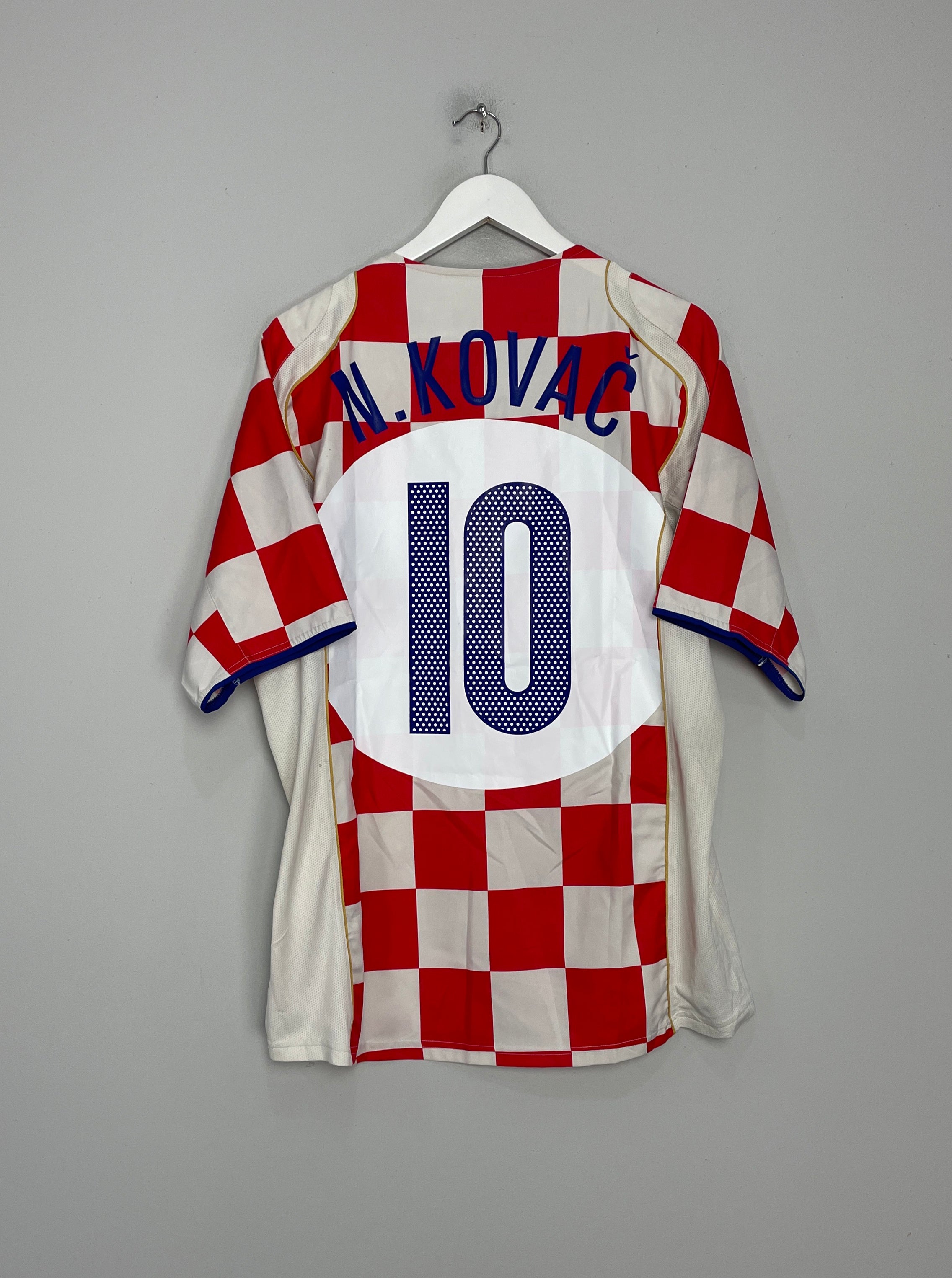 2004/06 CROATIA N.KOVAC #10 HOME SHIRT (L) NIKE