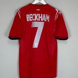 2004/06 ENGLAND BECKHAM #7 AWAY SHIRT (M) UMBRO