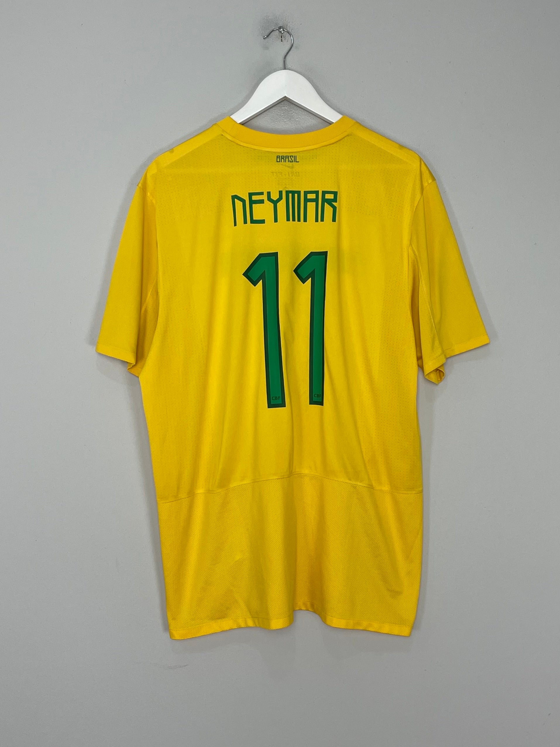 2011/12 BRAZIL NEYMAR JR #11 HOME SHIRT (XL) NIKE