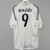 2005/06 REAL MADRID RONALDO #9 HOME SHIRT (L) ADIDAS