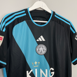 2023/24 LEICESTER CITY AWAY SHIRT (M) ADIDAS