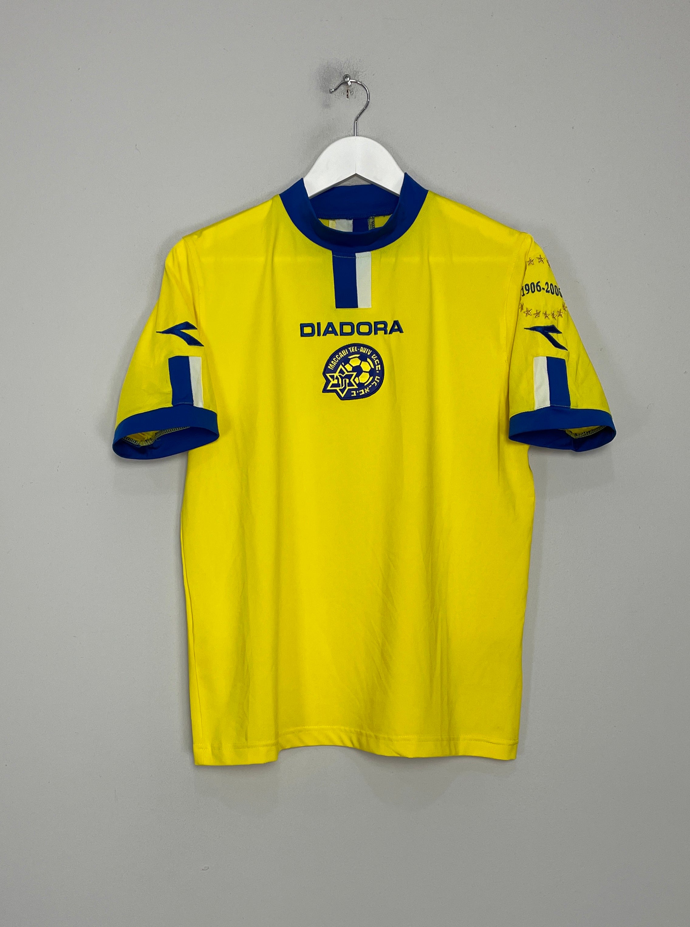 2006/07 MACCABI TEL AVIV HOME SHIRT (M) DIADORA