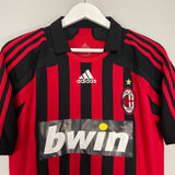 2007/08 AC MILAN RONALDO #99 HOME SHIRT (M) ADIDAS