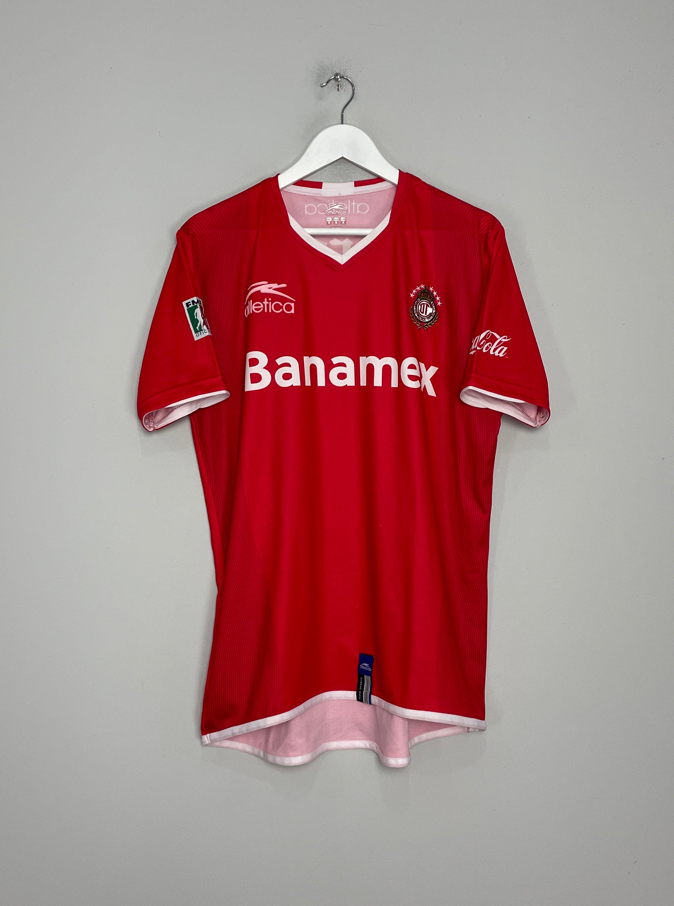 2007/08 TOLUCA HOME SHIRT (M) ATLETICA