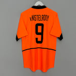 2002/04 NETHERLANDS V.NISTELROOY #9 HOME SHIRT (M) NIKE