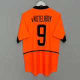 2002/04 NETHERLANDS V.NISTELROOY #9 HOME SHIRT (M) NIKE