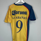 2007/08 CLUB AMERICA CABANAS #9 *SUDAMERICANA FINAL* HOME SHIRT (M) NIKE