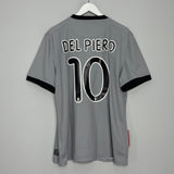 2009/10 JUVENTUS DEL PIERO AWAY SHIRT (XL) NIKE