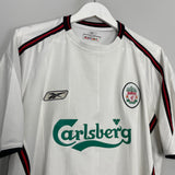 2003/04 LIVERPOOL AWAY SHIRT (XL) REEBOK