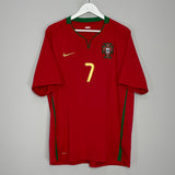 2008/10 PORTUGAL RONALDO #7 HOME SHIRT (XL) NIKE