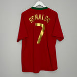 2008/10 PORTUGAL RONALDO #7 HOME SHIRT (XL) NIKE