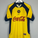 2001/02 CLUB AMERICA ZAMORANO #9 HOME SHIRT (M) NIKE