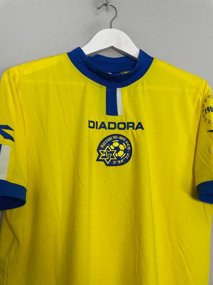 2006/07 MACCABI TEL AVIV *CENTENARY* HOME SHIRT (L) DIADORA