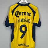 2001/02 CLUB AMERICA ZAMORANO #9 HOME SHIRT (M) NIKE