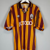 1997/99 BRADFORD CITY *BNWT* HOME SHIRT (L) BEAVER