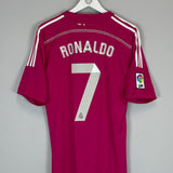 2014/15 REAL MADRID RONALDO #7 AWAY SHIRT (M) ADIDAS