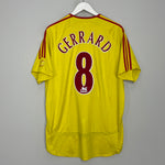 2006/07 LIVERPOOL GERRARD #8 AWAY SHIRT (L) ADIDAS