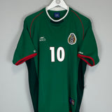 2001/02 MEXICO C.BLANCO #10 HOME SHIRT (XL) ATLETICA