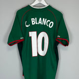 2001/02 MEXICO C.BLANCO #10 HOME SHIRT (XL) ATLETICA