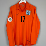 2006/08 NETHERLANDS V.PERSIE #17 L/S HOME SHIRT (L) NIKE