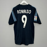 2003/04 REAL MADRID RONALDO #9 AWAY SHIRT (M) ADIDAS