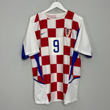 2002/03 CROATIA SUKER #9 HOME SHIRT (L) NIKE