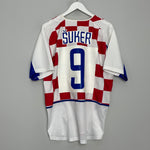 2002/03 CROATIA SUKER #9 HOME SHIRT (L) NIKE