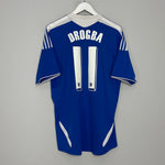 2011/12 CHELSEA DROGBA #11 HOME SHIRT (L) ADIDAS