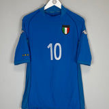 2002 ITALY TOTTI #10 HOME SHIRT (L) KAPPA