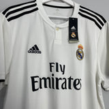 2018/19 REAL MADRID SERGIO RAMOS #4 *BNWT* HOME SHIRT (XL) ADIDAS