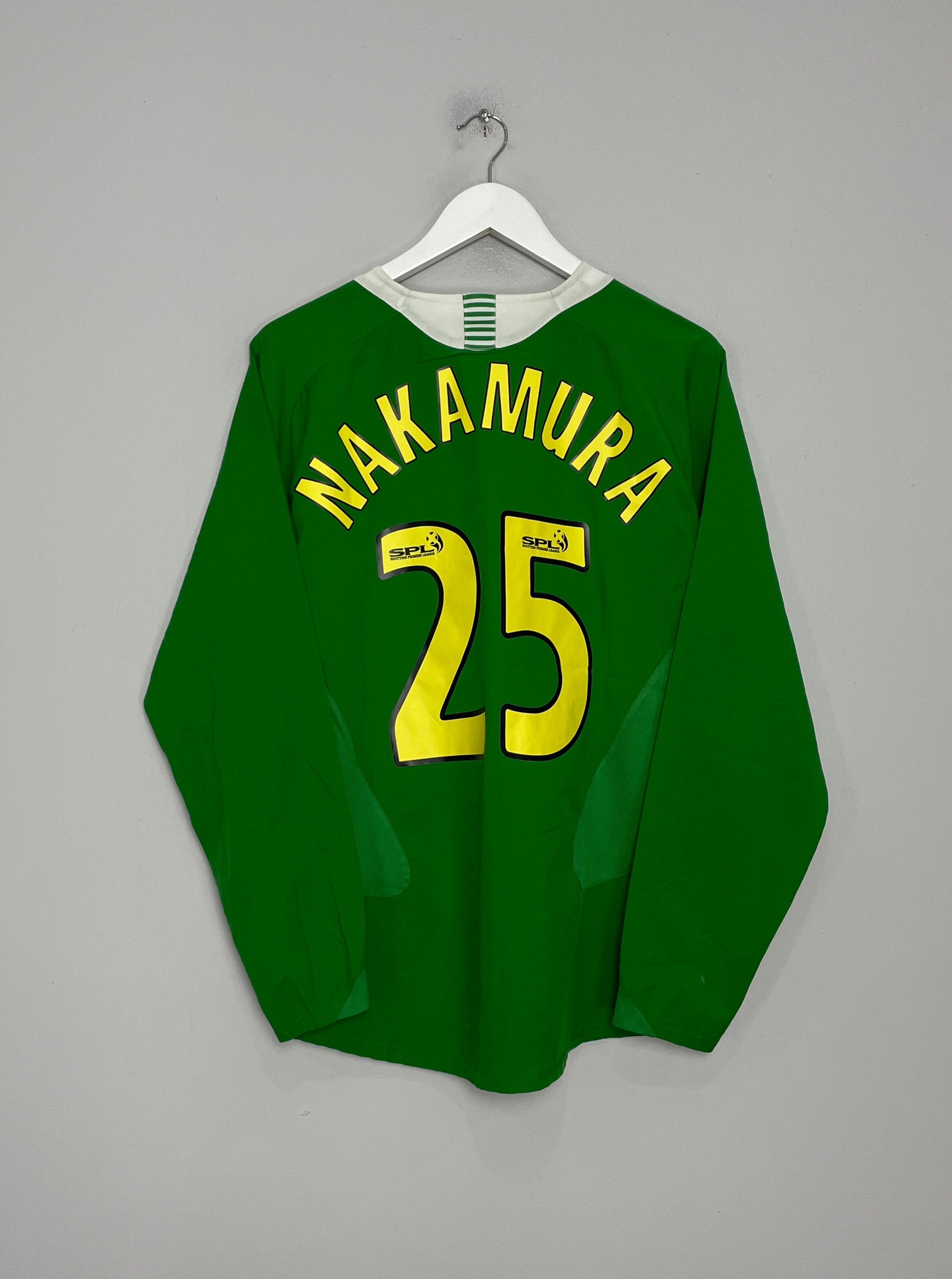 2005/06 CELTIC NAKAMURA #25 L/S HOME SHIRT (S) NIKE