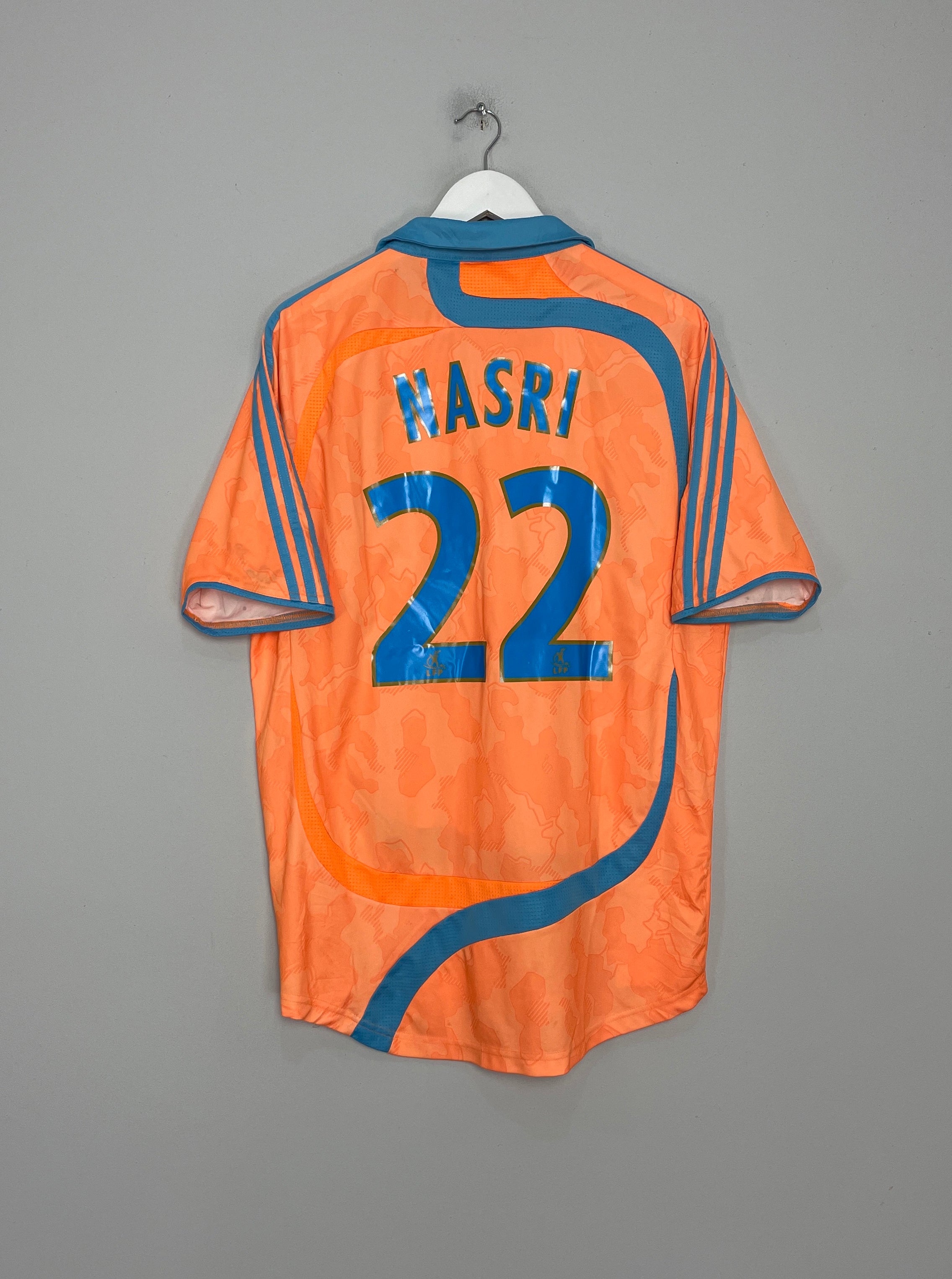 2007/08 MARSEILLE NASRI #22 THIRD SHIRT (L) ADIDAS