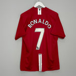 2007/09 MANCHESTER UNITED RONALDO #7 HOME SHIRT (M) NIKE