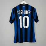 2010/11 INTER MILAN SNEIJDER #10 HOME SHIRT (M) NIKE