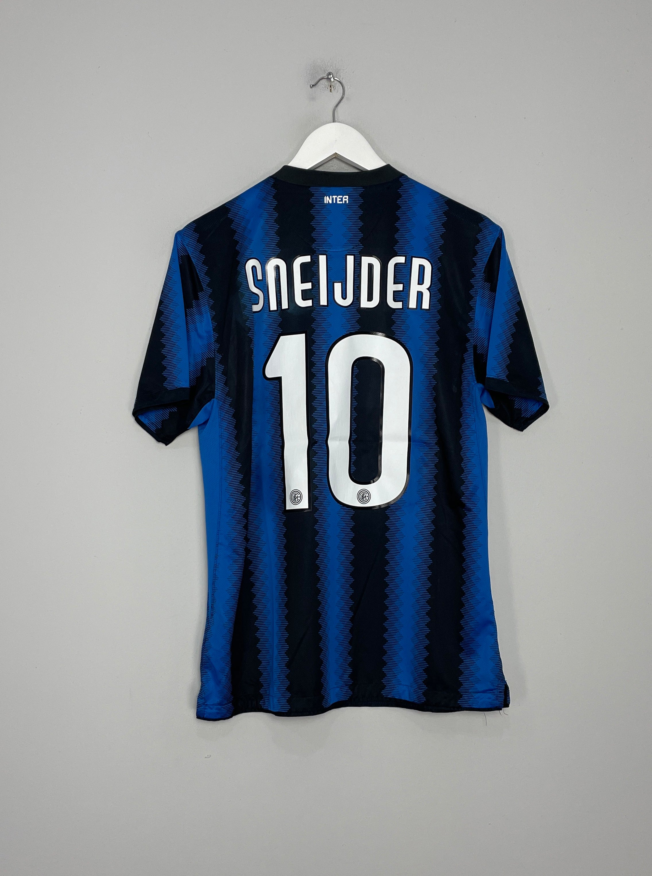 2010/11 INTER MILAN SNEIJDER #10 HOME SHIRT (M) NIKE