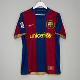 2007/08 BARCELONA RONALDINHO #10 HOME SHIRT (M) NIKE