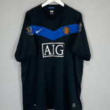 2009/10 MANCHESTER UNITED ANGUS #28 AWAY SHIRT (XXXL) NIKE